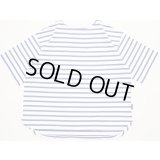 HALF TRACK PRODUCTS HALF Tシャツ(青ボーダー)